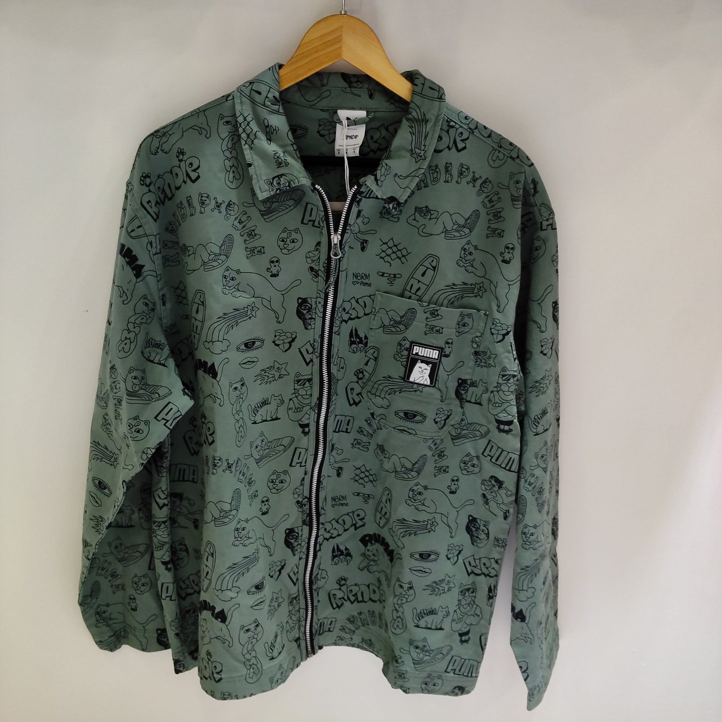 CHAMARRA PUMA RIPNDIP GREEN