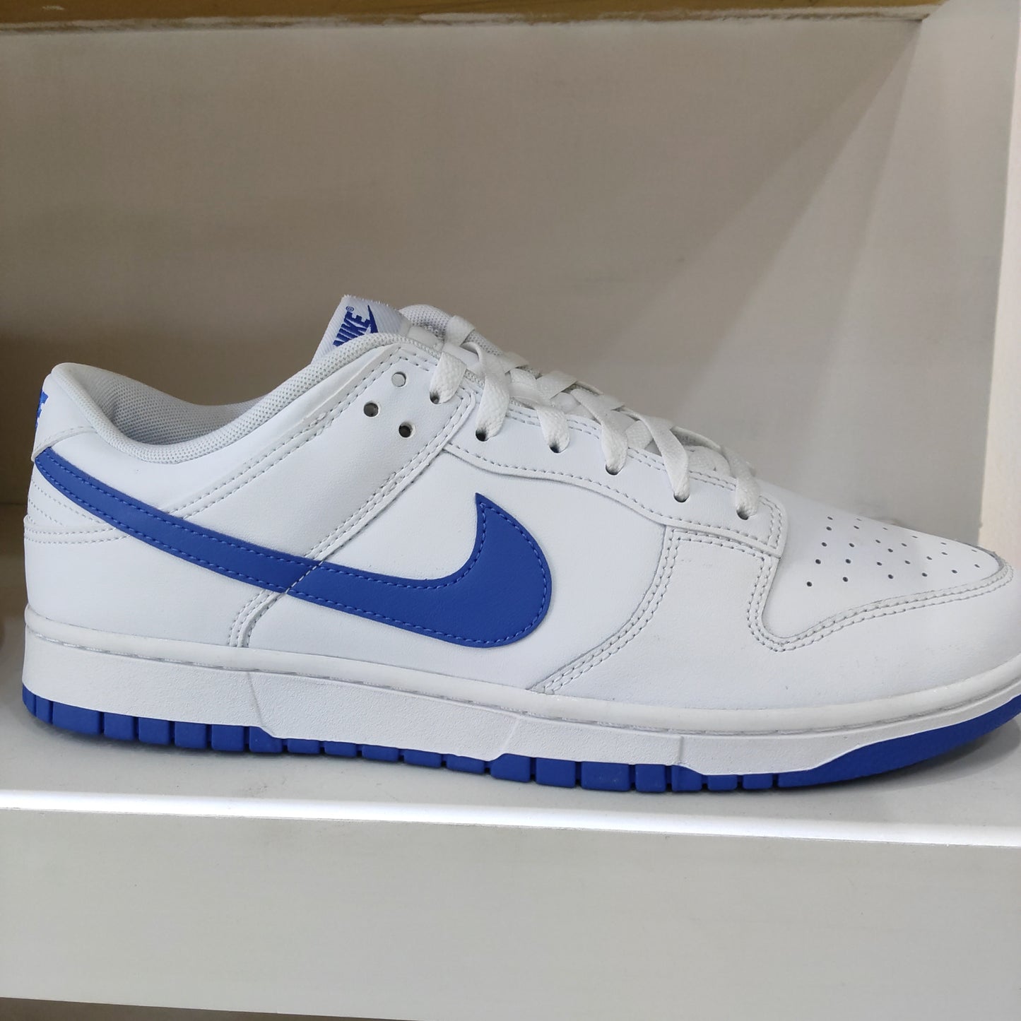 Dunk Low White Hyper Royal