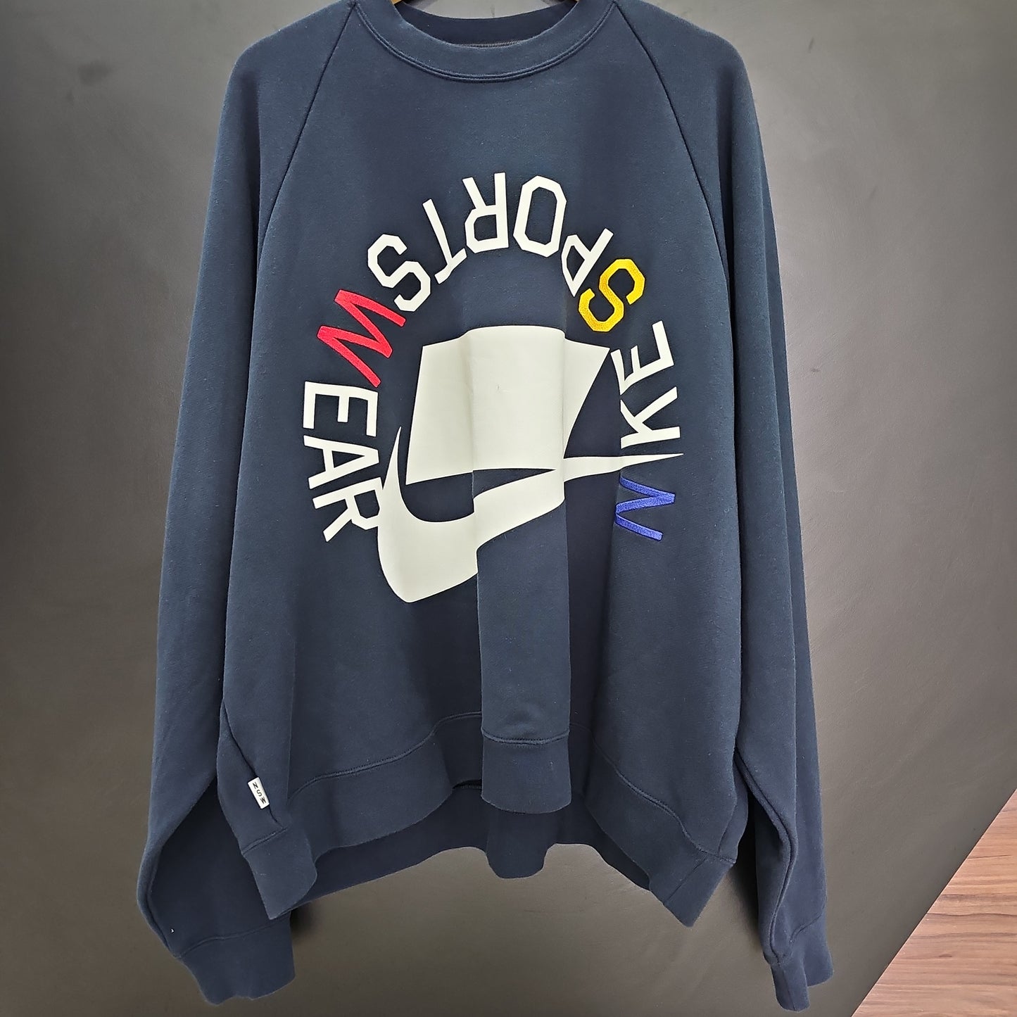 SUDADERA NIKE SPORTS WEAR BLUE