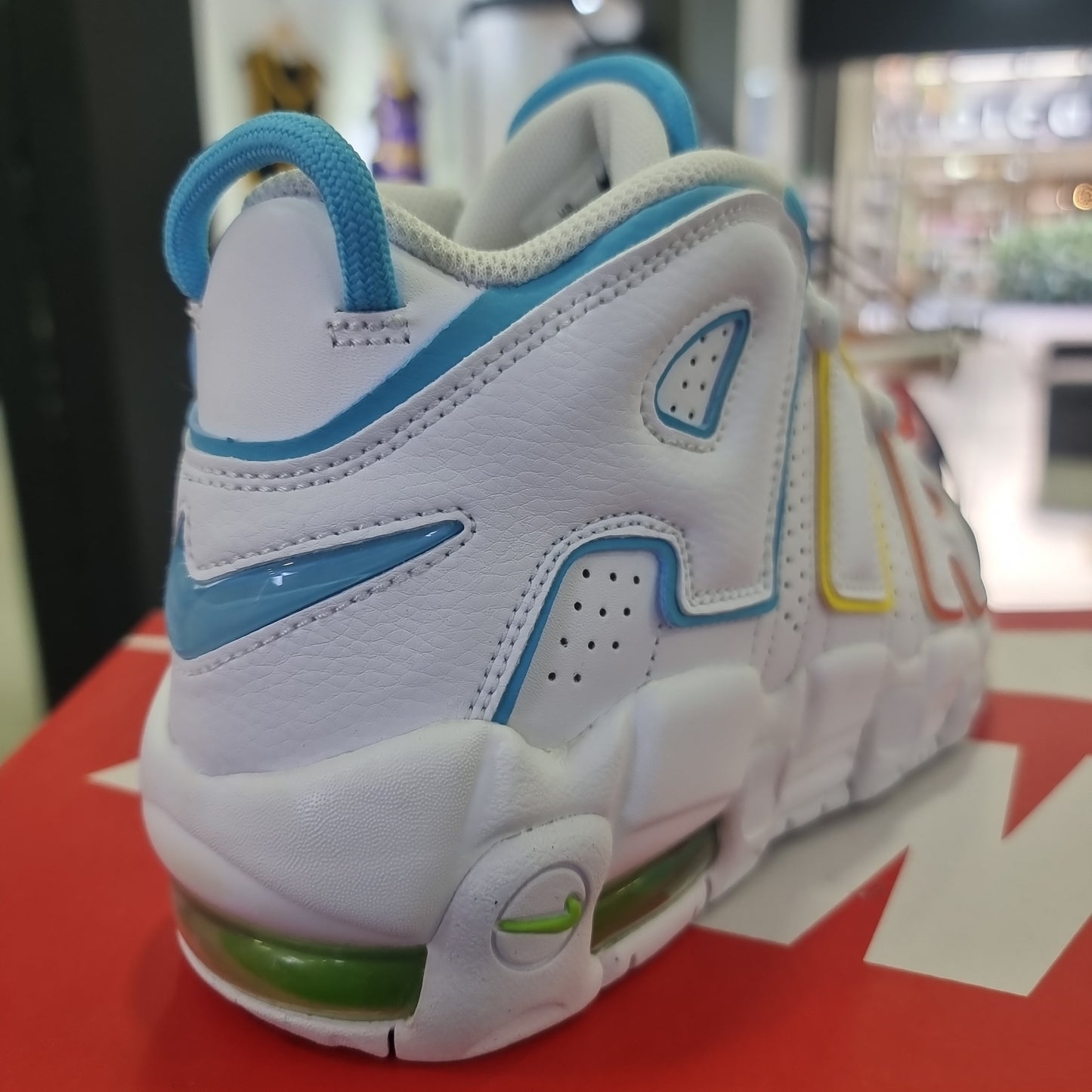 Uptempo White Multi-Color