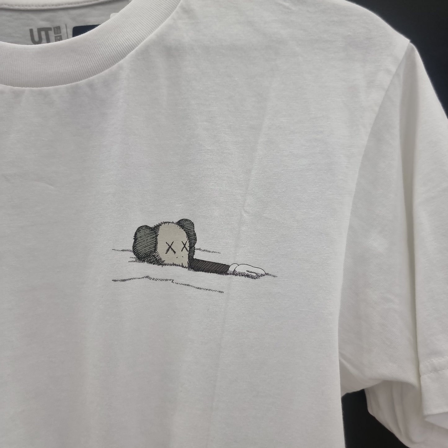 KAWS x Uniqlo UT Short Sleeve Graphic T-shirt White Blue