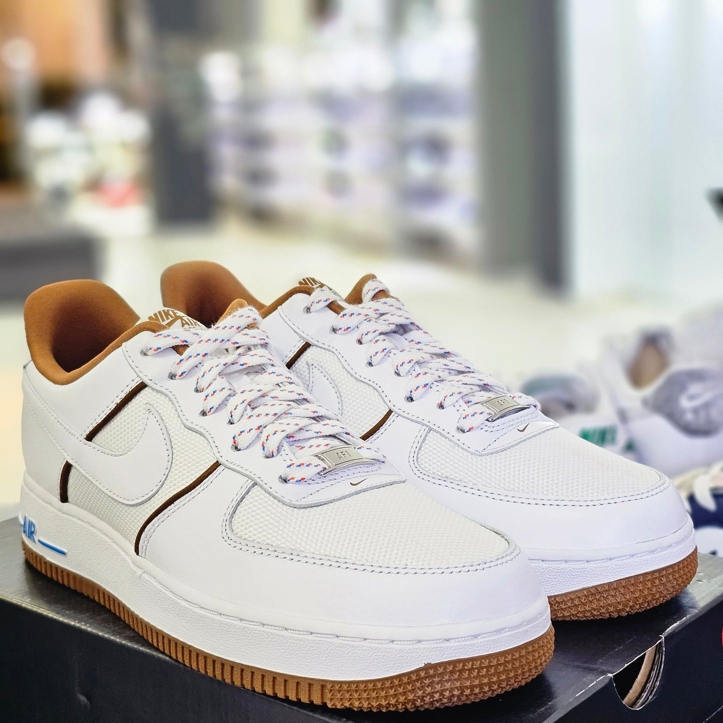 Air Force 1 White and Light British Tan