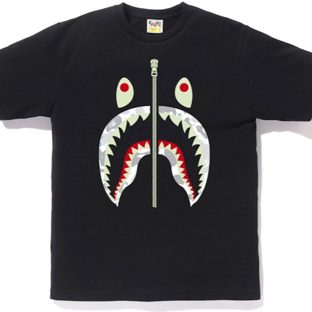 Playera Bape Space Camo Shark
