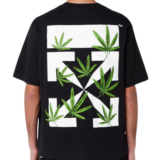 Playera OFF WHITE Weed Arrows Oversized
