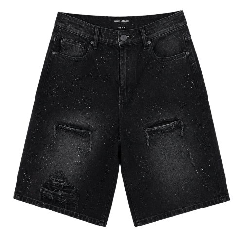 Short Supply & Demand Glitter Black