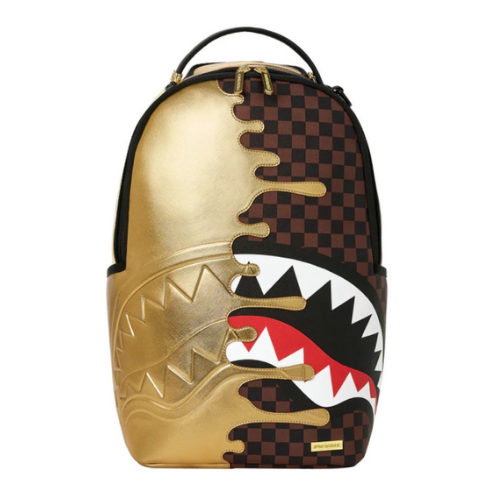 Mochila Sprayground Sharks en Paris Gold Drip