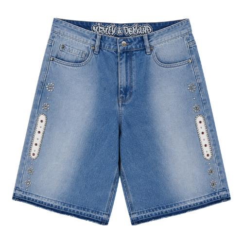Short NH Detain Loose Denim Blue