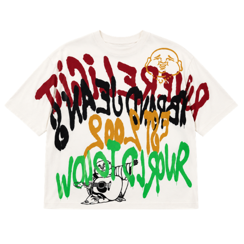 Playera True Religion Graffiti Oversized (queda a M)