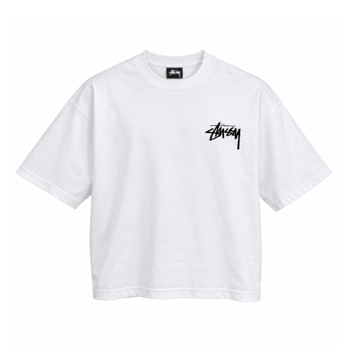 Playera Stusy White Red Dices
