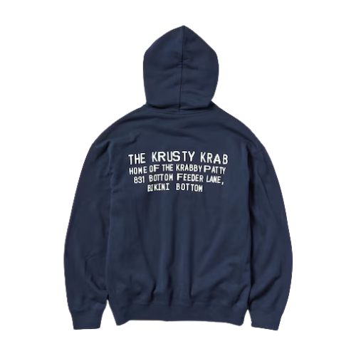 Hoodie Sponge Bob Uniqlo Navy