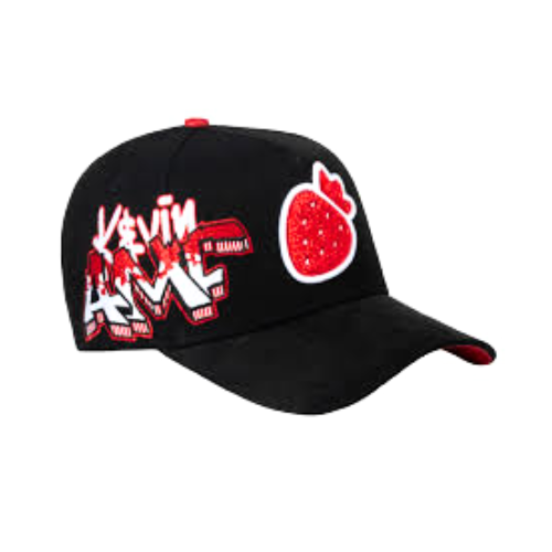 Gorra Jc Hats X Kevin Amf Strawberry Black