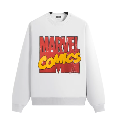 Sudadera Kith x Marvel Comics Vintage White