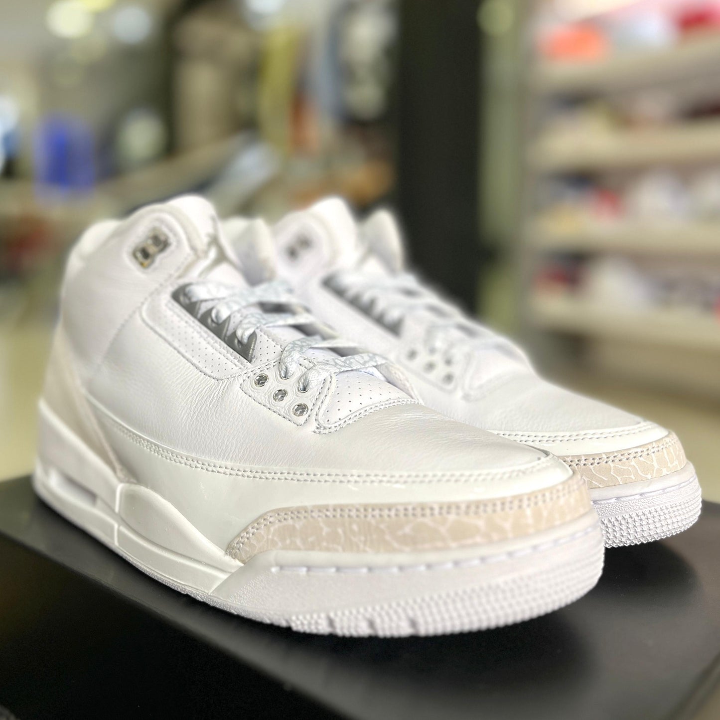 Jordan 3 White and Silver