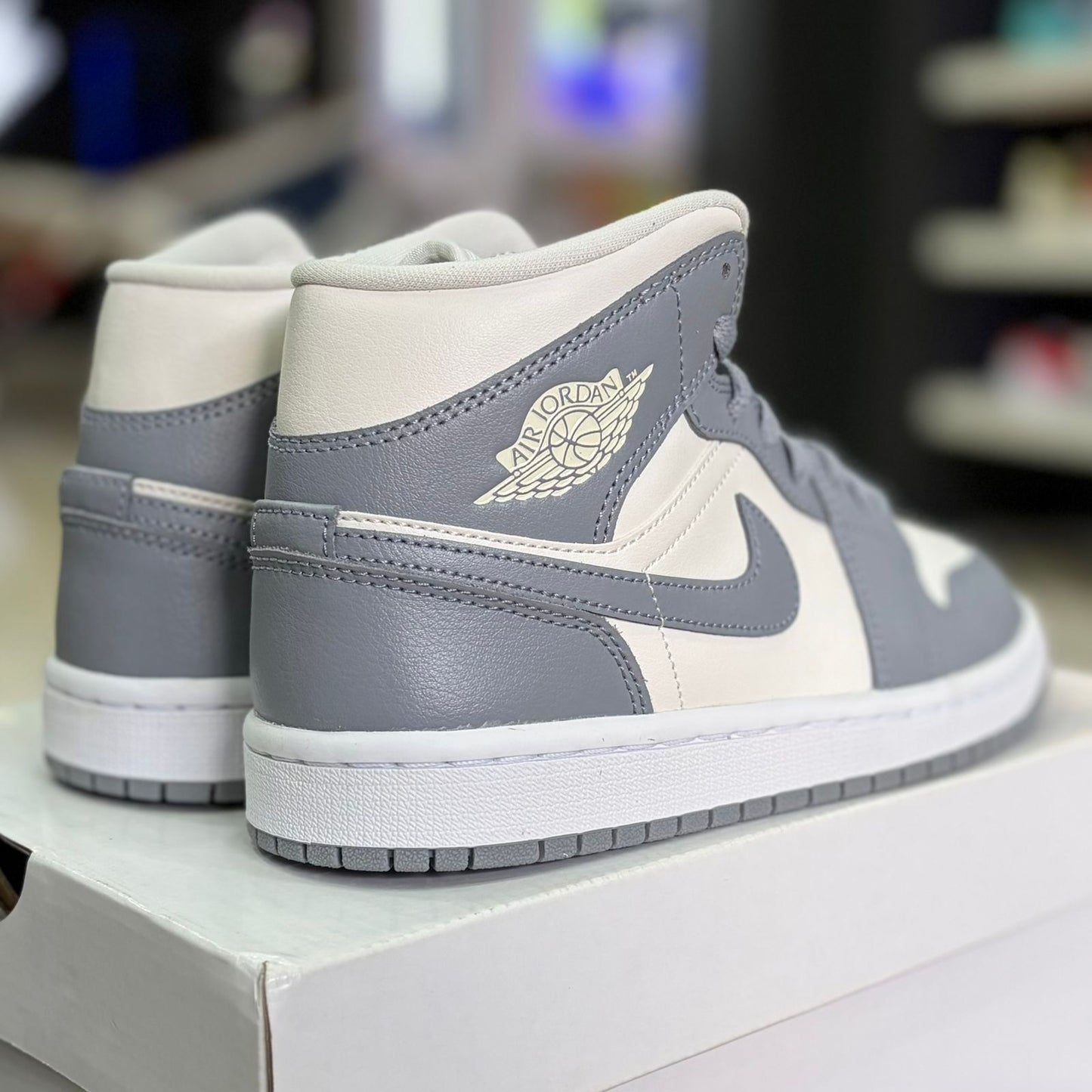 Jordan 1 Mid Stealth