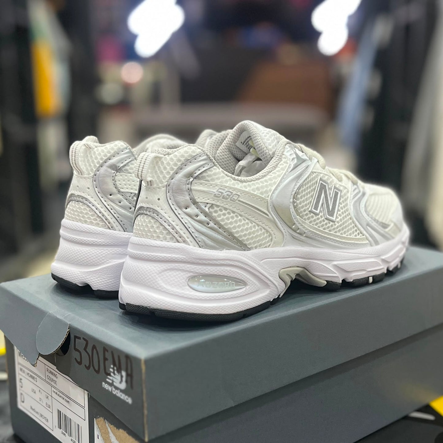 New Balance 530 White Metallic