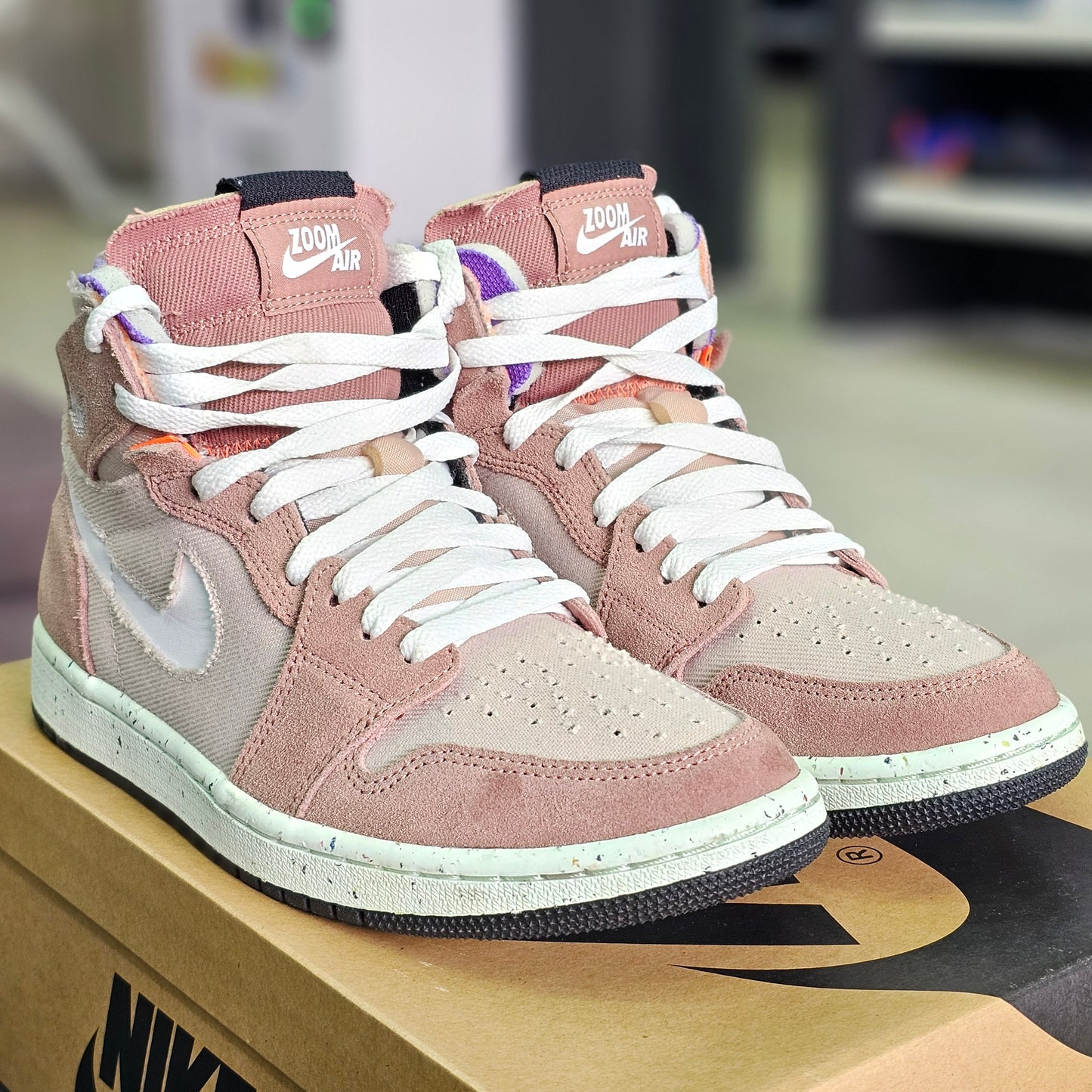 Jordan 1 Hi Comfort Fossil Stone
