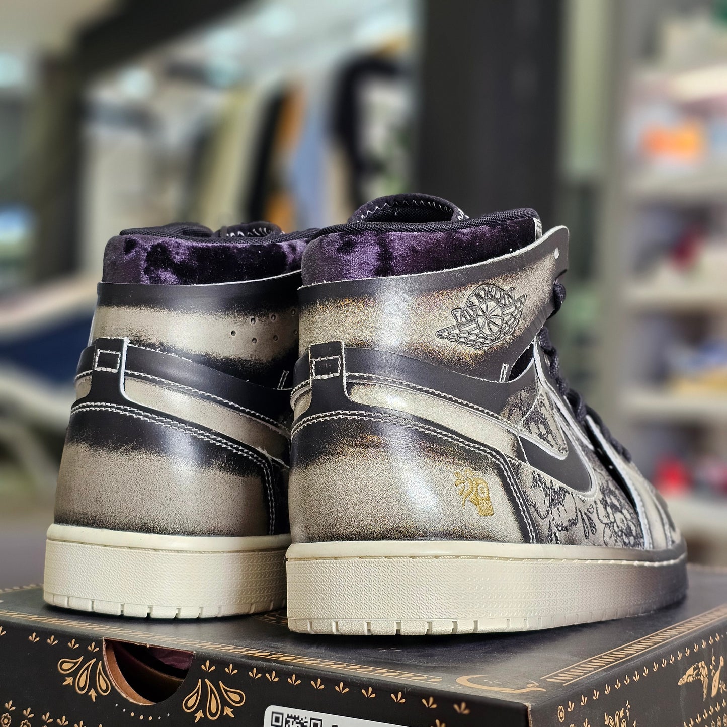 Jordan 1 High Zoom Craft Dia De Muertos