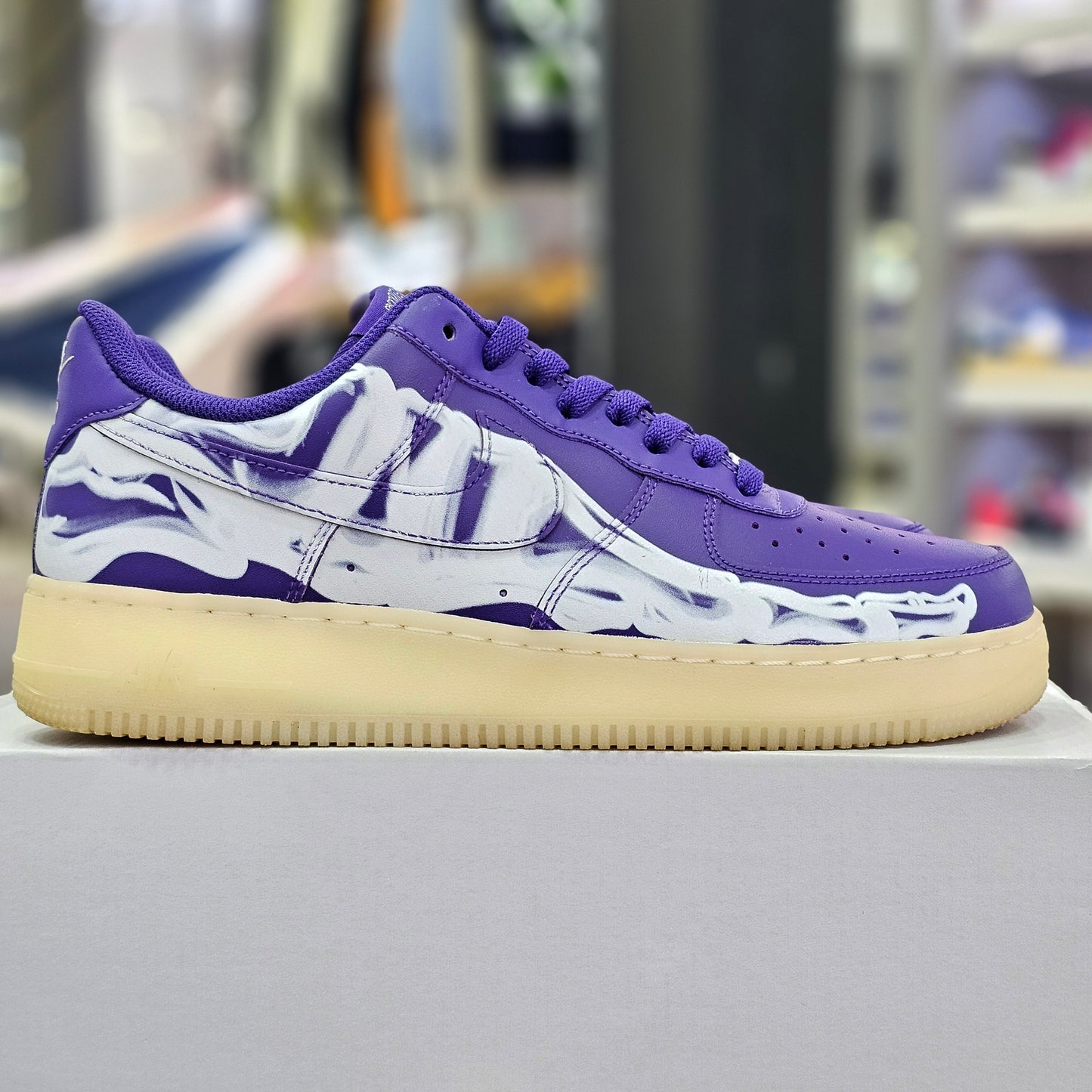 Air Force 1 Low Purple Skeleton