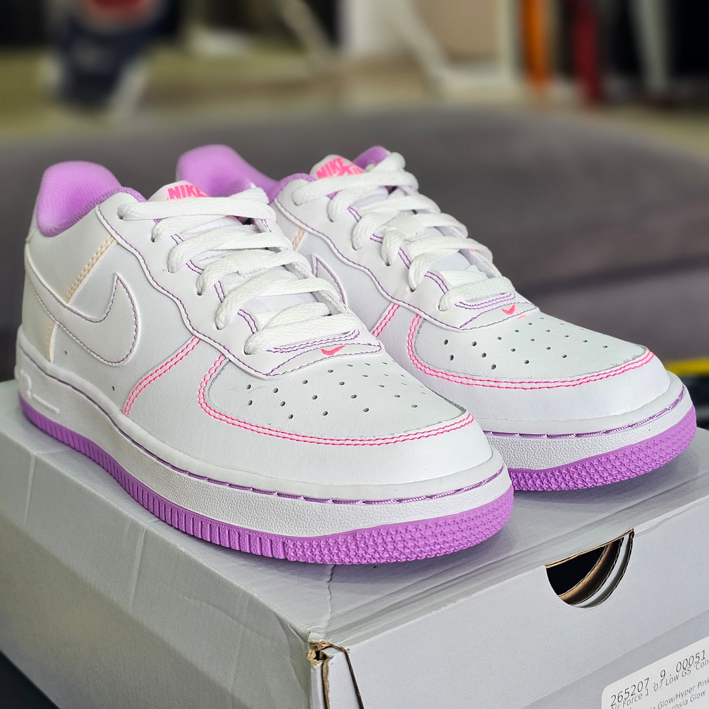 Air Force 1 Low Contrast Stitch Fuchsia Glow