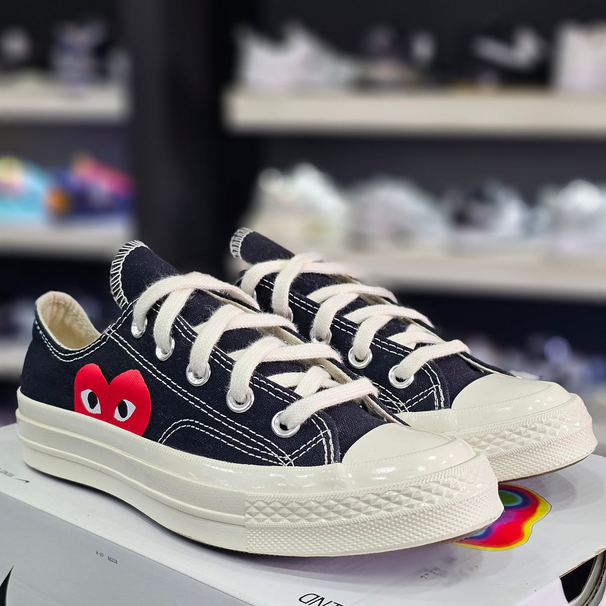Converse Comme Des Garcons Play Black