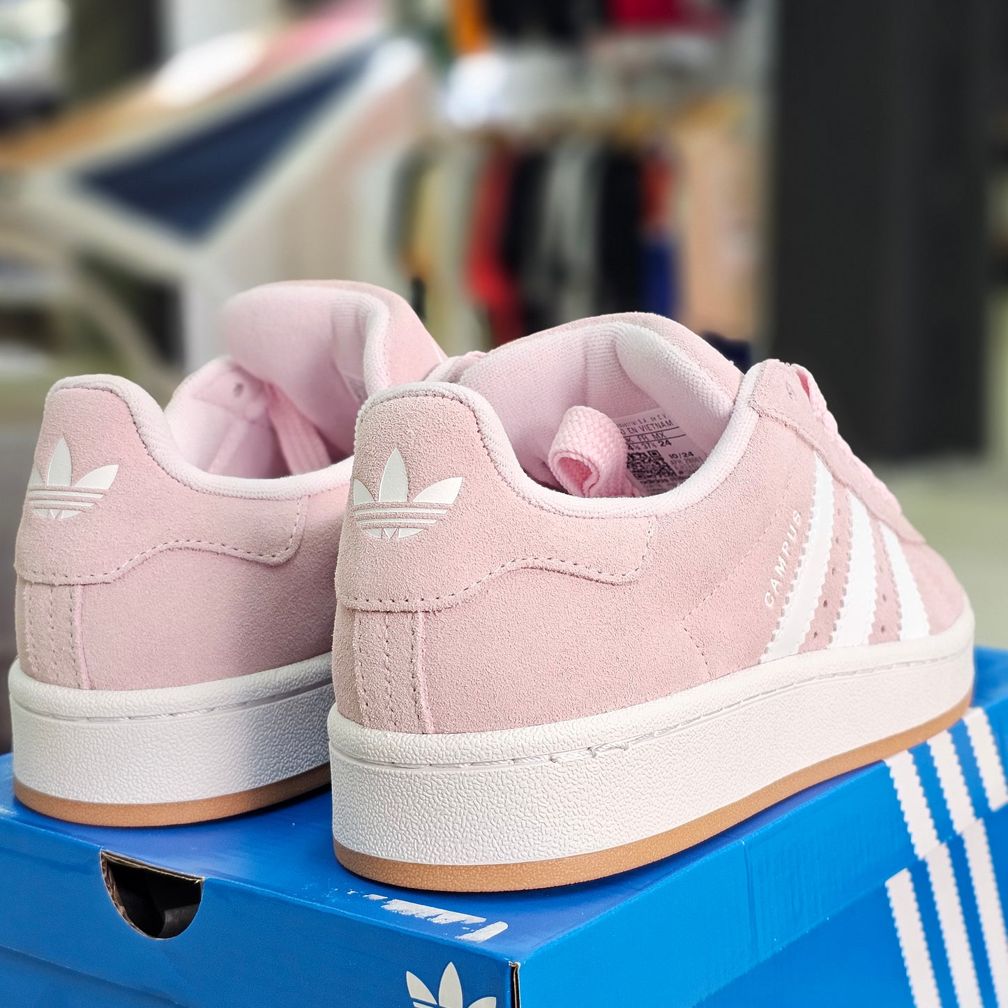 adidas Campus Clear Rosa Gum