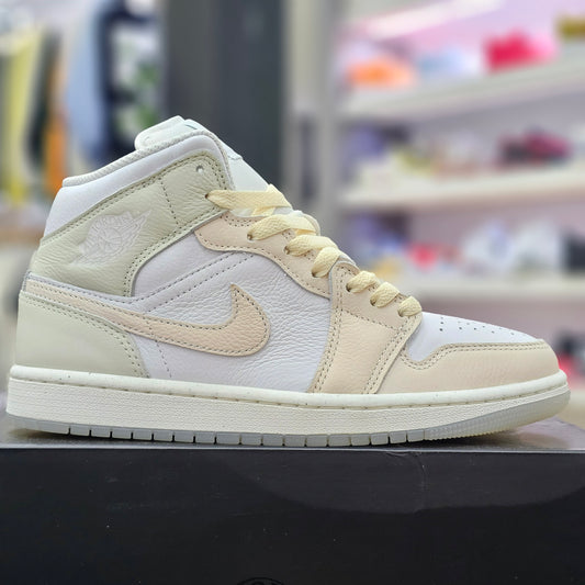 Jordan 1 Mid White & Sea Glass