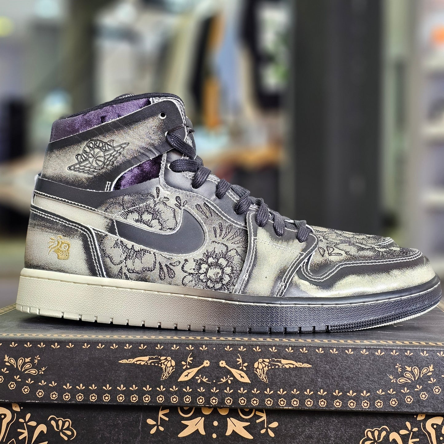 Jordan 1 High Zoom Craft Dia De Muertos