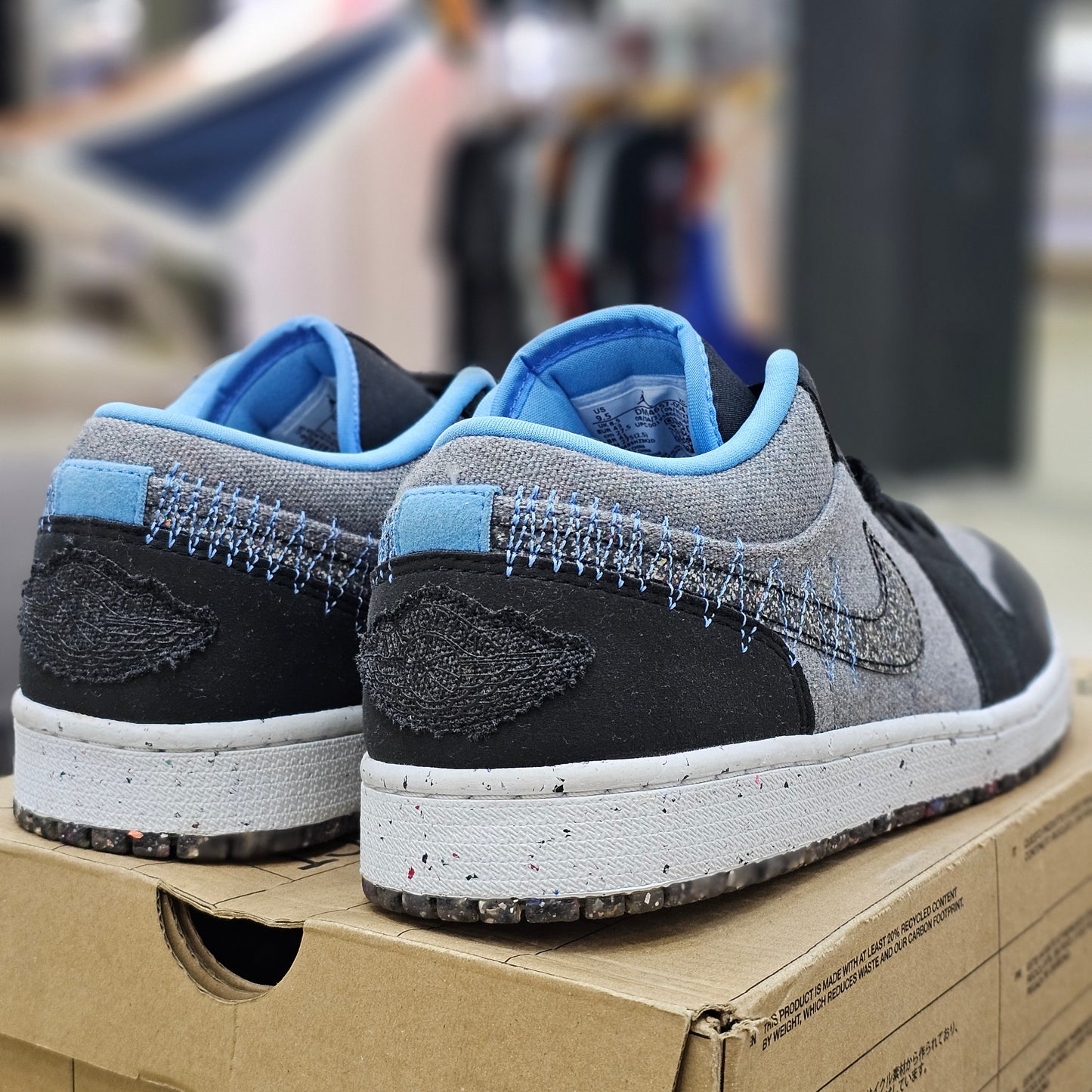 Jordan 1 Low Crater Grey