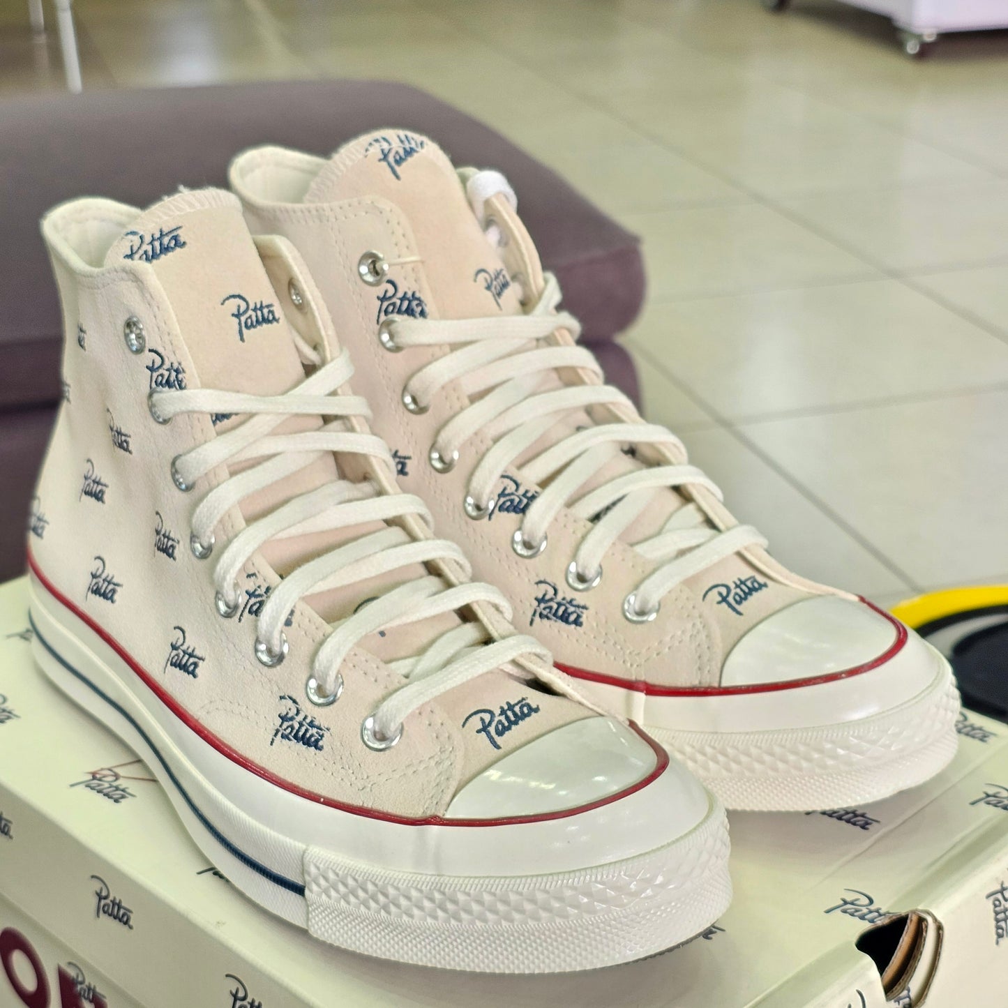 Converse Chuck 70 High Patta Mini Logo Pack Natural Ivory