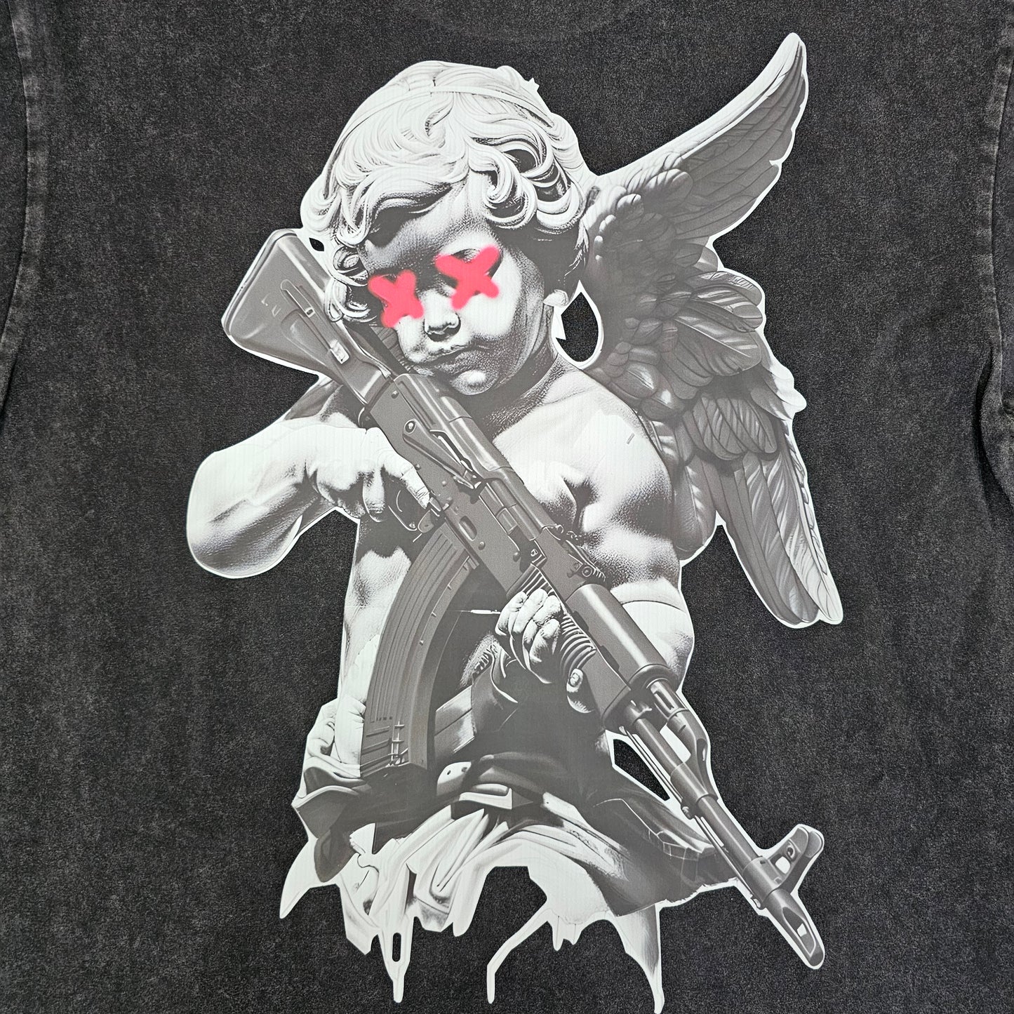 Playera Querubín Negra