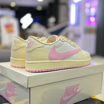 Jordan 1 low Travis Scott Shy Pink