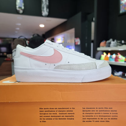 Blazer Low Platform White Pink Glaze
