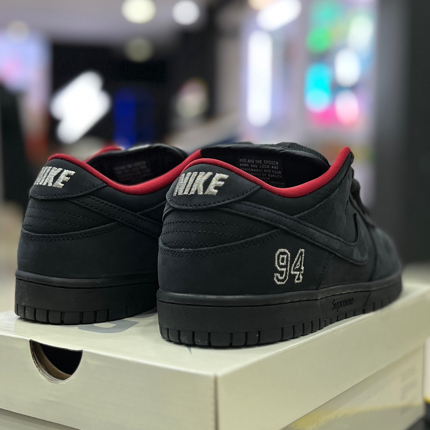 Supreme x Nike Dunk Low SB Black