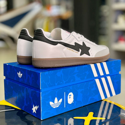 Adidas Bape Samba White Black Gum