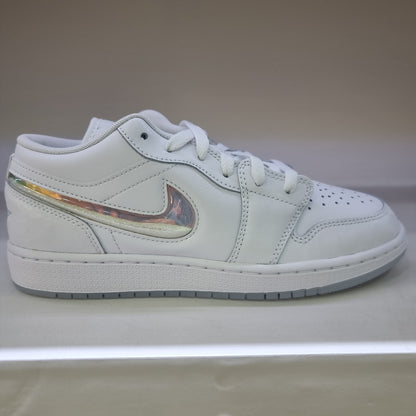 Jordan 1 Low Glitter White