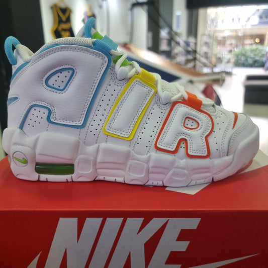 Uptempo White Multi-Color