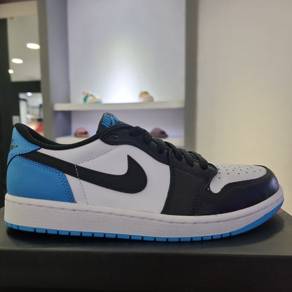 Jordan 1 Low OG Black Dark Powder Blue