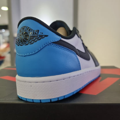 Jordan 1 Low OG Black Dark Powder Blue