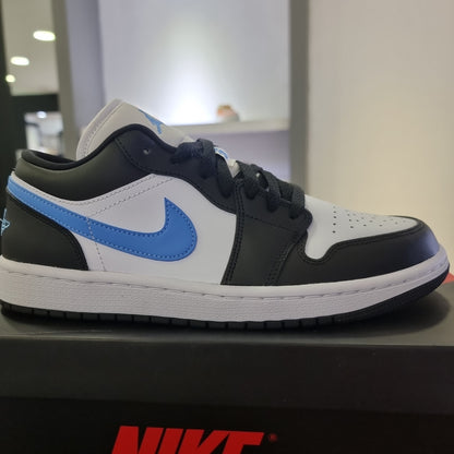 Jordan 1 Low Black University Blue White