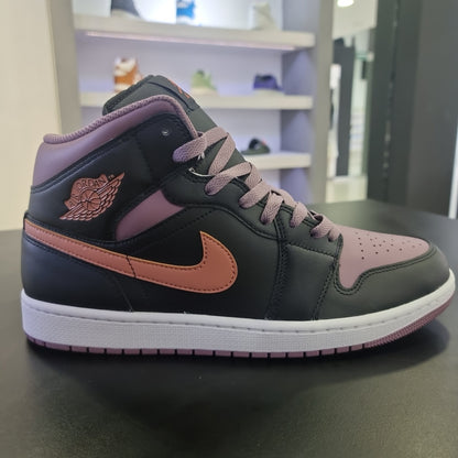 Jordan 1 Mid Black Sky J Mauve