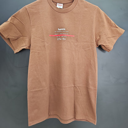 Supreme Standard Tee Brown