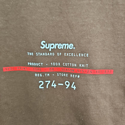 Supreme Standard Tee Brown