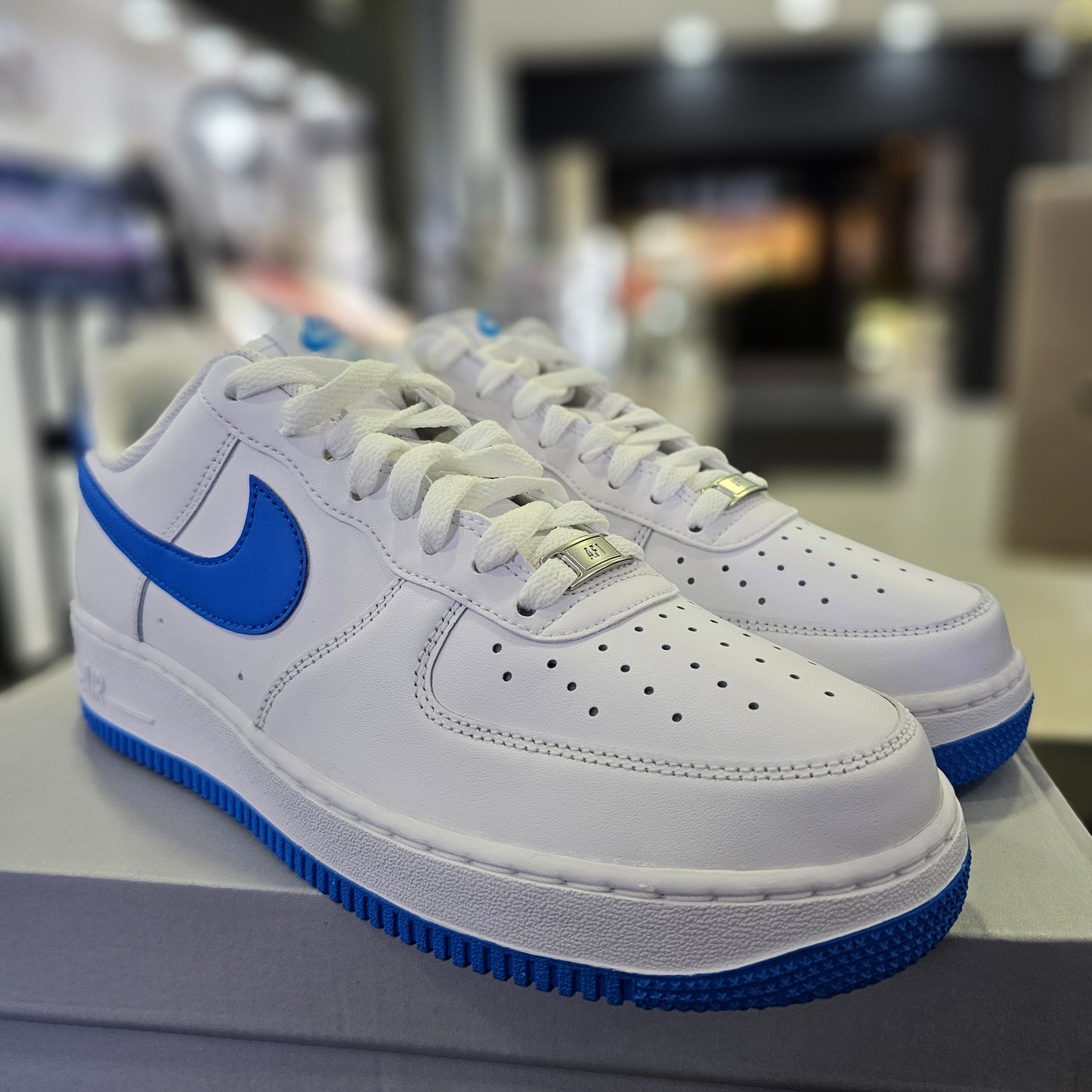 Nike Air Force 1 White Photo Blue