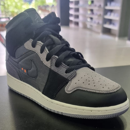 Jordan 1 Mid Craft Inside Out Black