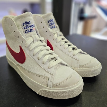 Blazer Mid '77 White Light Smoke Grey Phantom Gym Red