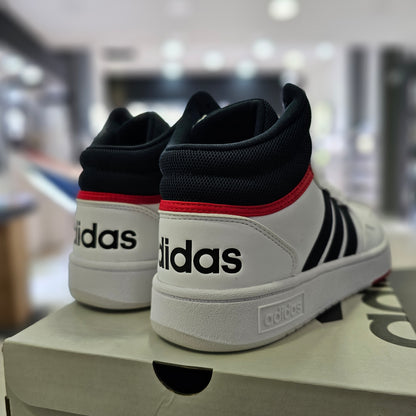 adidas Hoops 3.0 White Navy Red