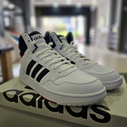 adidas Hoops 3.0 White Navy Red