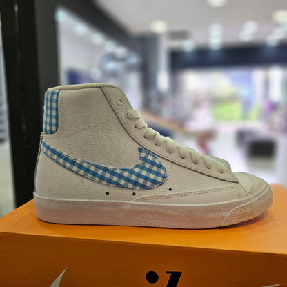 Blazer Mid 77 Blue Gingham