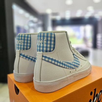 Blazer Mid 77 Blue Gingham