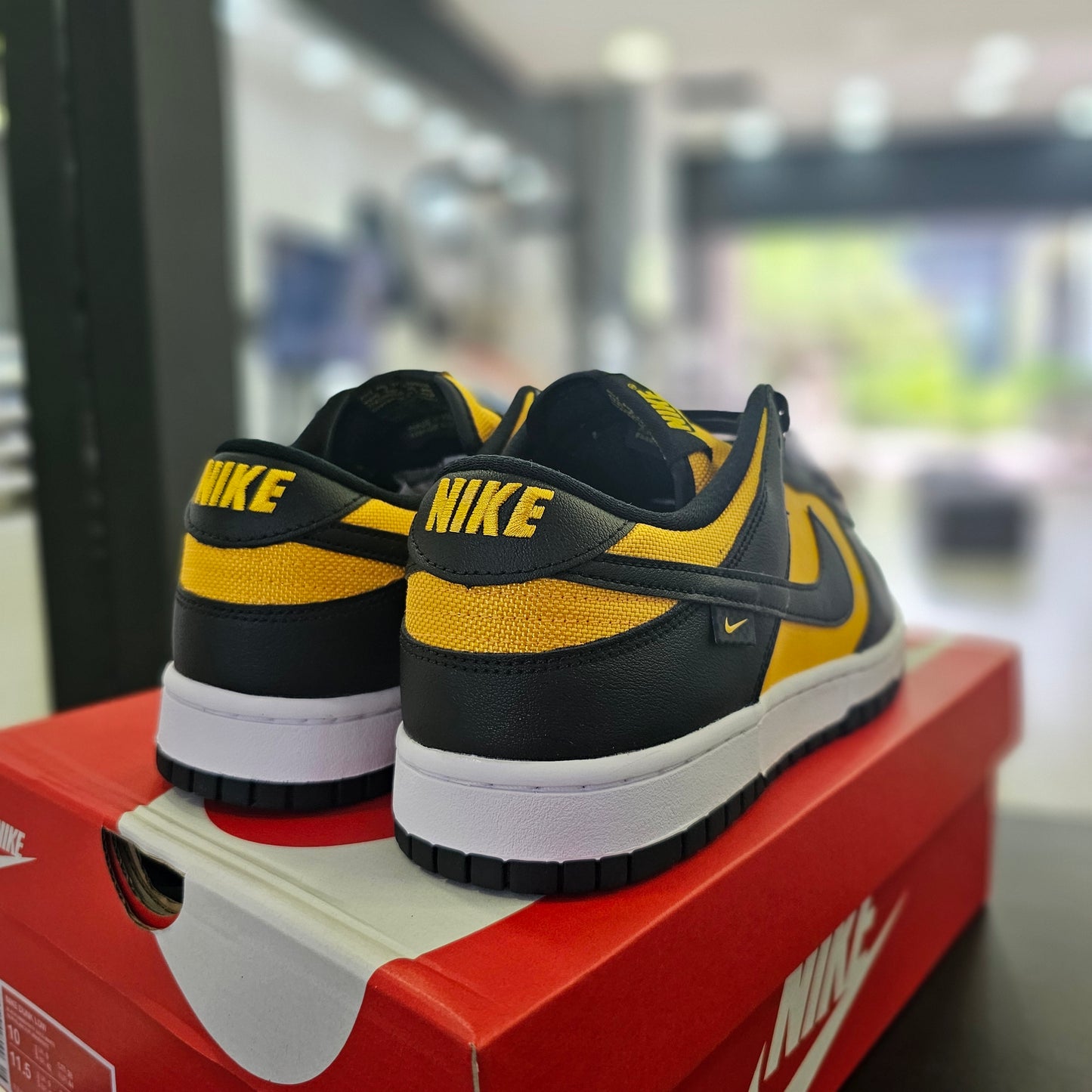 Dunk Low Black University Gold